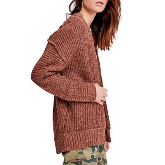 Free People High Hopes Cardigan Sweater Mariposa - Picture 3 of 6